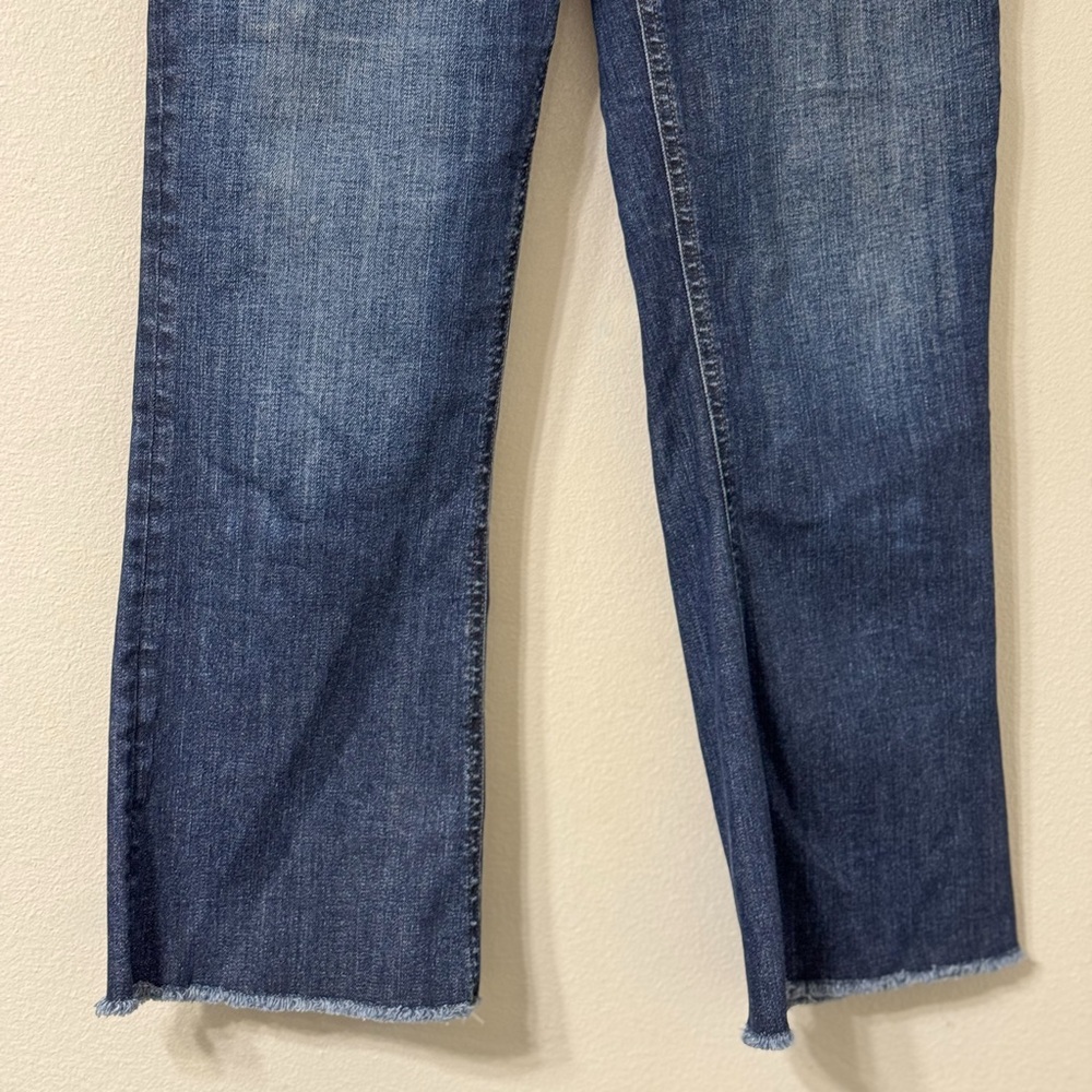 J.Crew Billie Demi Boot Crop Jeans Wms Size 29 High Rise Button Fly Medium Wash - Picture 2 of 10